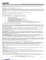 Preview for 3 page of Toshiba A500-ST56X6 Specifications