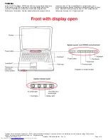 Preview for 3 page of Toshiba A55-S3062 Specifications