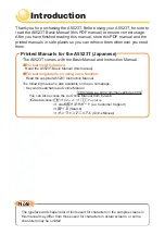 Preview for 2 page of Toshiba A5523T Basic Manual