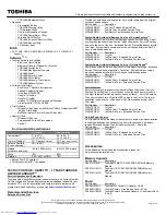 Preview for 2 page of Toshiba A9-S9012X Specifications