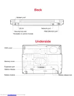 Preview for 8 page of Toshiba A9-S9012X Specifications