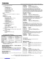 Preview for 2 page of Toshiba A9-S9013X Specifications