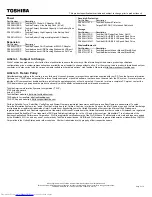 Preview for 3 page of Toshiba A9-S9015X Specifications