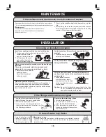 Preview for 16 page of Toshiba AEW-1170S Owner'S Manual