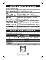 Preview for 20 page of Toshiba AEW-1170S Owner'S Manual