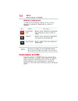 Preview for 104 page of Toshiba AT305-SP0201GL (Spanish) Manual Del Usuario