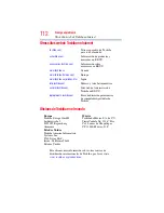 Preview for 112 page of Toshiba AT305-SP0201GL (Spanish) Manual Del Usuario