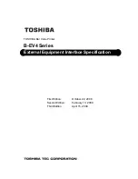 Toshiba B-EV4 Series Manual preview