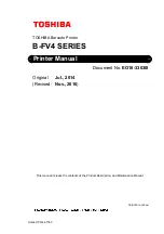 Preview for 1 page of Toshiba B-FV4 Series Manual