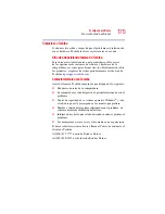Preview for 175 page of Toshiba C605-SP4101A (Spanish) Manual Del Usuario