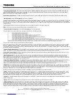 Preview for 3 page of Toshiba C650D-BT4N11 Specifications