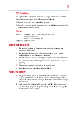 Preview for 3 page of Toshiba CAMILEO BW20 User Manual