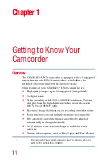 Preview for 11 page of Toshiba CAMILEO BW20 User Manual