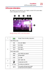 Preview for 23 page of Toshiba CAMILEO BW20 User Manual