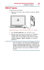 Preview for 41 page of Toshiba CAMILEO BW20 User Manual