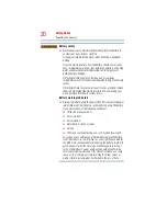 Preview for 20 page of Toshiba CAMILEO Z100 User Manual