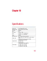 Preview for 62 page of Toshiba CAMILEO Z100 User Manual