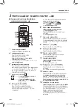 Preview for 4 page of Toshiba Carrier RBC-AX33UYP-UL Operation Manual