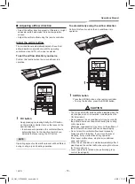 Preview for 14 page of Toshiba Carrier RBC-AX33UYP-UL Operation Manual