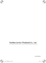 Preview for 48 page of Toshiba Carrier RBC-AX33UYP-UL Operation Manual