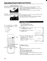 Preview for 18 page of Toshiba CE19H15 Owner'S Manual