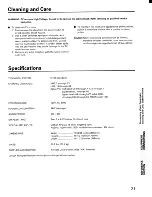 Preview for 21 page of Toshiba CE19H15 Owner'S Manual