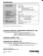 Preview for 16 page of Toshiba CF13E22 Owner'S Manual