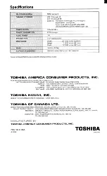 Preview for 16 page of Toshiba CF19G22 Owner'S Manual