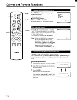 Preview for 16 page of Toshiba CF20F40 Owner'S Manual