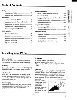 Preview for 3 page of Toshiba CF32F40 Owner'S Manual