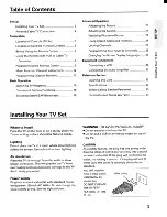 Preview for 3 page of Toshiba CN36G90 Owner'S Manual