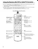 Preview for 8 page of Toshiba CN36G90 Owner'S Manual