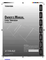 Preview for 1 page of Toshiba ColorStream 27A62 Owner'S Manual