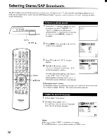 Preview for 26 page of Toshiba ColorStream CN36H97 Owner'S Manual