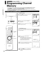 Preview for 22 page of Toshiba ColorStream TP50G60 Owner'S Manual