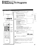 Preview for 25 page of Toshiba ColorStream TP50G60 Owner'S Manual