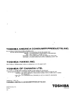 Preview for 60 page of Toshiba ColorStream TP50G60 Owner'S Manual