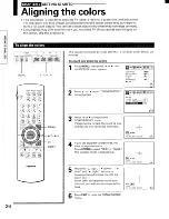 Preview for 26 page of Toshiba ColorStream TP61G90 Owner'S Manual