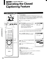 Preview for 46 page of Toshiba ColorStream TP61G90 Owner'S Manual