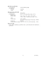 Preview for 14 page of Toshiba CSDW2M60CM28 Specifications