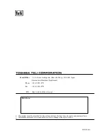 Preview for 20 page of Toshiba CSDW2M60CM28 Specifications