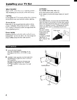 Preview for 4 page of Toshiba CX36F84 Owner'S Manual