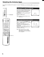 Preview for 18 page of Toshiba CX36F84 Owner'S Manual