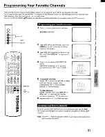 Preview for 31 page of Toshiba CX36F84 Owner'S Manual