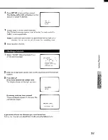 Preview for 33 page of Toshiba CX36F84 Owner'S Manual