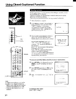 Preview for 34 page of Toshiba CX36F84 Owner'S Manual