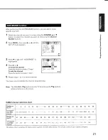 Preview for 21 page of Toshiba CX36H64 Owner'S Manual