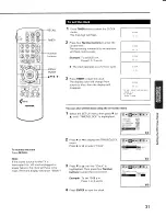 Preview for 31 page of Toshiba CX36H64 Owner'S Manual