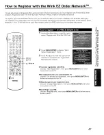 Preview for 47 page of Toshiba CX36H64 Owner'S Manual