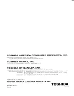 Preview for 60 page of Toshiba CX36H64 Owner'S Manual